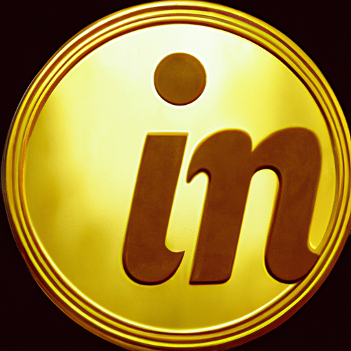 הלוגו של Coin Pi, סמל Pi מסוגנן המונח מעל מטבע זהב